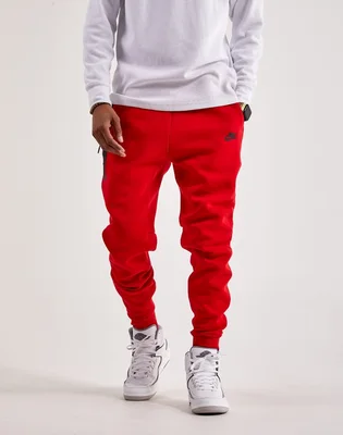 Штаны мужские Nike Tech Fleece Joggers Red FZ4710-657