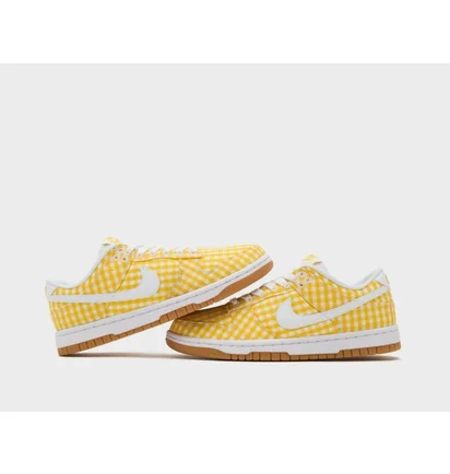 Кросівки жіночі Nike Dunk Low Gingham Yellow DZ2777-700