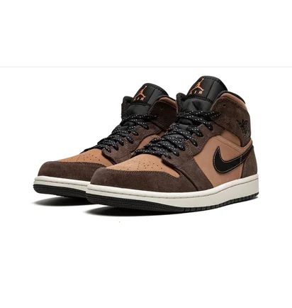 Кросівки чоловічі Air Jordan 1 Mid Se Brown DC7294-200
