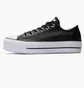 Кеди жіночі Converse Chuck Taylor All Star Platform Leather Black 561681C