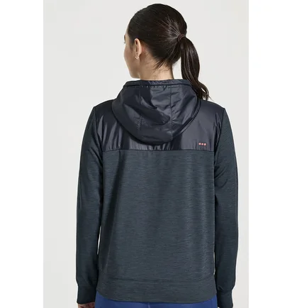 Куртка женская Saucony Solstice Zip Hoody Black 800391-BKH