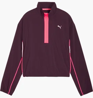 Кофта женская Puma Run For Her Woven Half-Zip Violet 525743-44