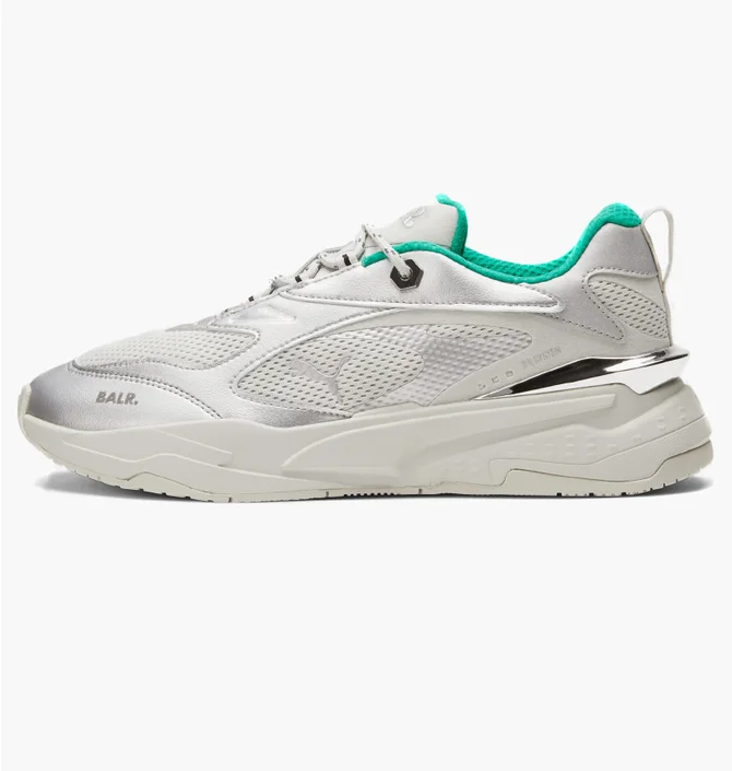 Кроссовки мужские Puma X Balr. Rs-Fast Sneakers White/Metallic 106672-01