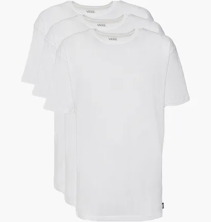 Футболка чоловіча Vans T-Shirt Mn Basic Tee Multipack White VN000KHDWHT