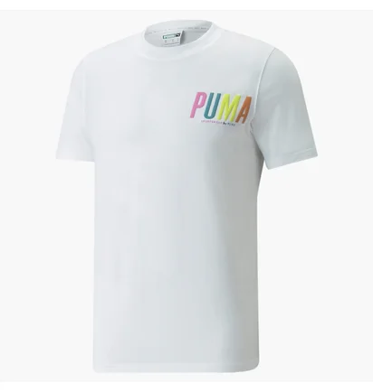 Футболка чоловіча Puma Sportswear By Graphic Tee White 533623-02