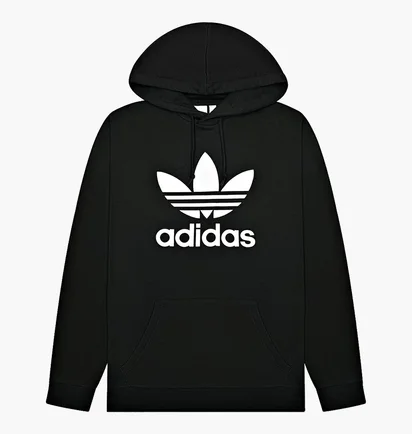 Худи мужское Adidas Adicolor Classics Trefoil Hoodie Black H06667