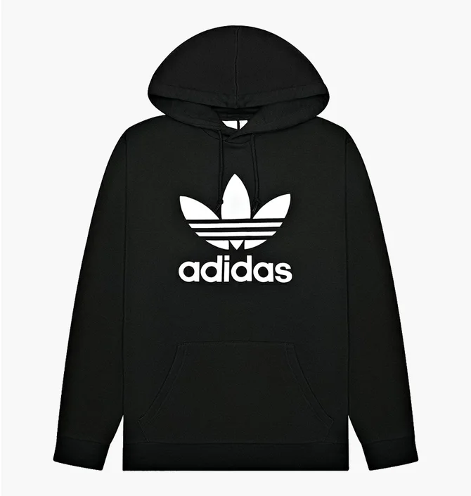 Худи мужское Adidas Adicolor Classics Trefoil Hoodie Black H06667