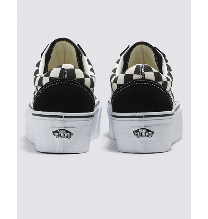 Кеди жіночі Vans Checkerboard Old Skool Stackform Shoe Black VN0A7Q5MTYQ