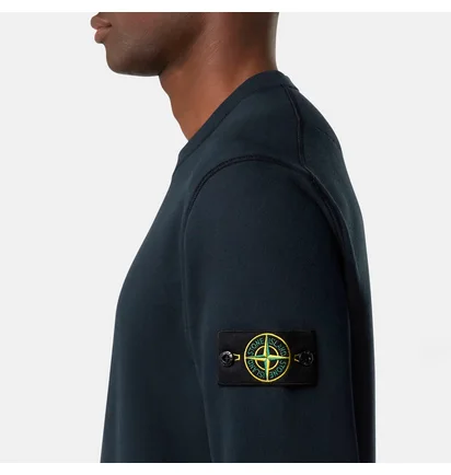 Худі чоловіче Stone Island Felpa Cotton Fleece Black K1S156100044S0051-V0020