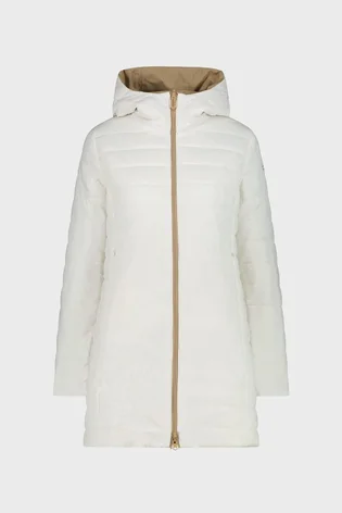 Парка жіноча CMP Reverse Fix Hood Feel Beige/White 35K3616-P405