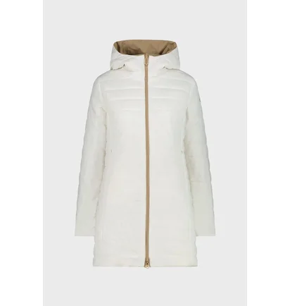 Парка жіноча CMP Reverse Fix Hood Feel Beige/White 35K3616-P405