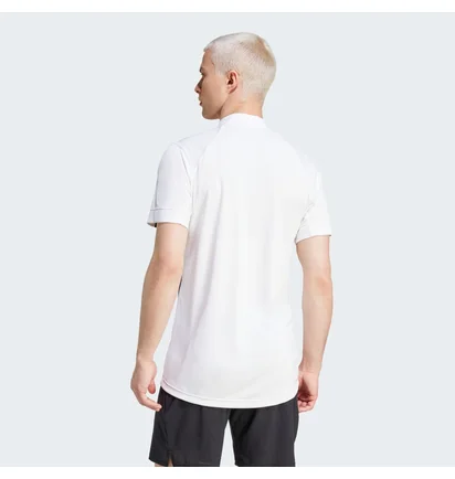 Футболка чоловіча Adidas Tennis Heat.Rdy Pro Freelift Henley Polo Shirt Black/White IS8970