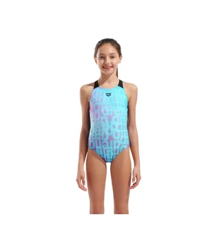 Купальник детский Arena Multi Colours Swimsuit V Back Light Blue 009007-509