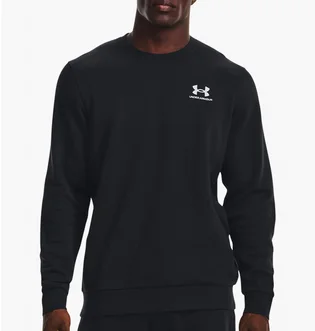 Свитшот мужской Under Armour Essential Fleece Crew Black 1374250-001