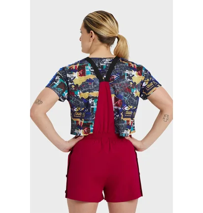 Комбинезон женский Arena Icons Romper Sol Red 005154-483