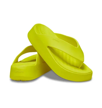 Тапочки мужские Crocs Gateway Platform Flip Green 209410-760