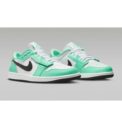 Кросівки чоловічі Air Jordan 1 Low Flyease Turquoise/White DM1206-131