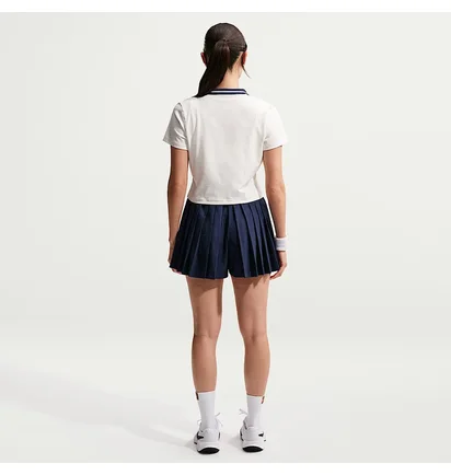 Поло жіноче Nike Court Dri-Fit Club Crop Polo White IB0772-133