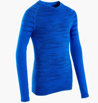 Лонгслів чоловічий Kipsta Keepdry 500 Blue 8641695