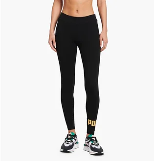 Леггинсы женские Puma Essential Metallic Logo Leggings Black 848307-01