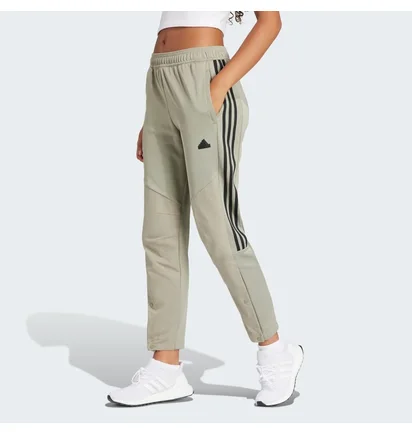 Штаны женские Adidas Tiro Material Mix Tracksuit Bottoms Green IS4576