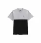 Футболка мужская Vans Colorblock Grey/Black VN0A3CZDATJ