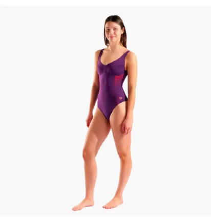 Купальник женский Arena Niceseness Swimsuit U Back Violet 010253-904