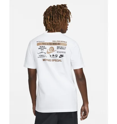Футболка мужская Nike Sportswear Moving Company Short-Sleeve T-Shirt White Dz2845-100