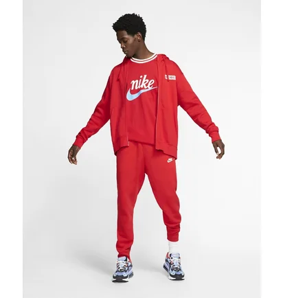 Штаны мужские Nike Club Jggr Bb Red Bv2671-657
