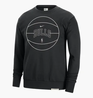 Лонгслив мужской Nike Dri-Fit Nba Chicago Bulls Standard Issue Black FB3759-010
