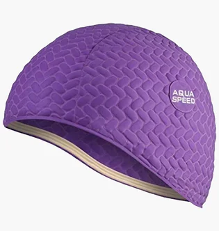Шапочка для плавания Aqua speed Bombastic Tic-Tac 5719 Violet 117-09