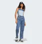 Топ женский Adidas Denim Corset Blue IW5671