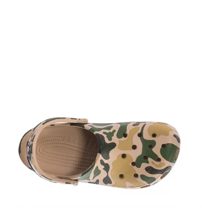 Тапочки чоловічі CROCS Classic Clog Camo/Beige 206454-2Y6