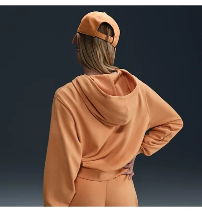 Толстовка женская Nike Nsw Chll Ft Fz Hdy Orange FN2415-856