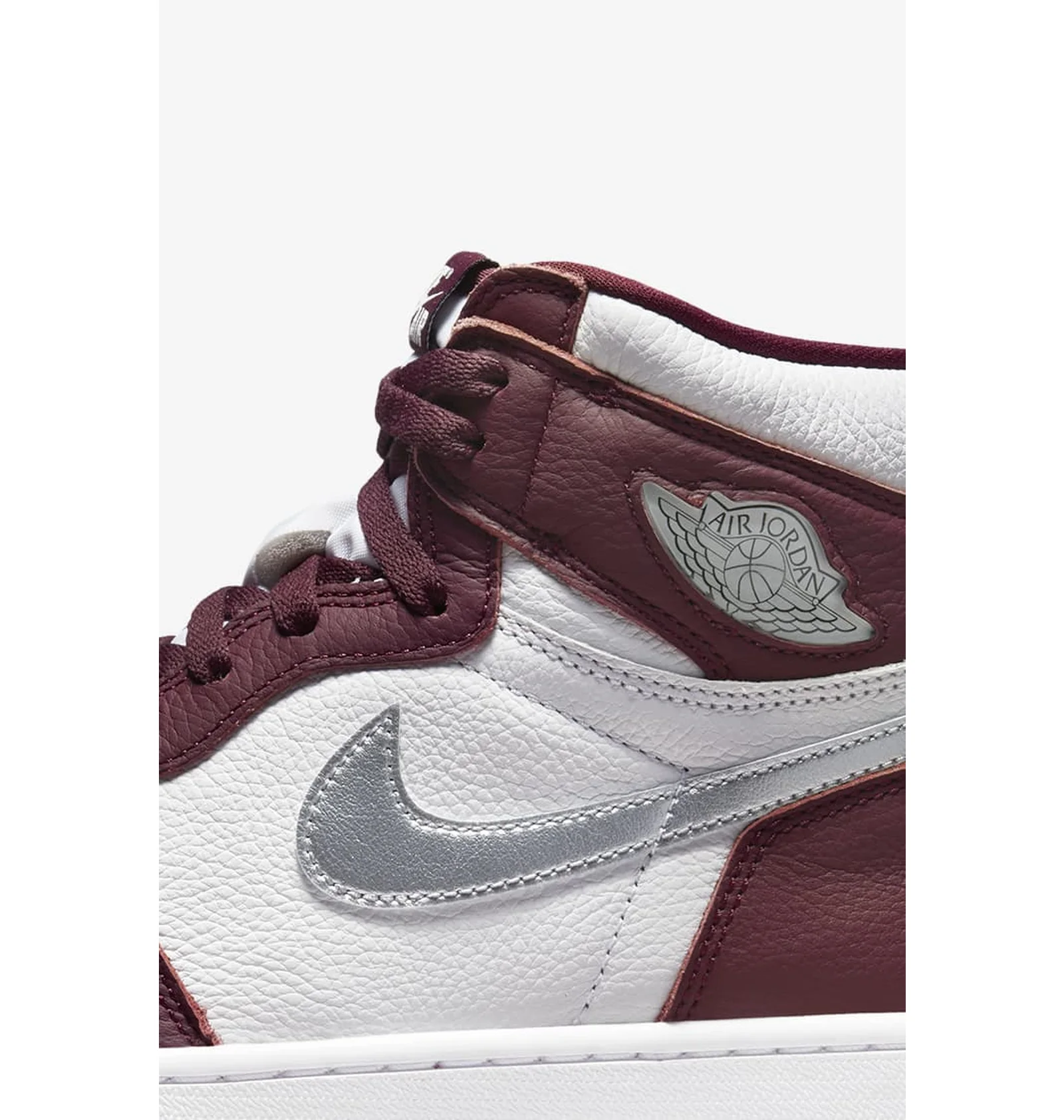 ᐉ Кросівки чоловічі Air Jordan 1 Retro High Og Bordo/White 555088