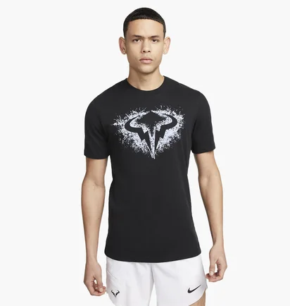 Футболка чоловіча Nike Rafa Dri-Fit Tennis T-Shirt Black FD0032-010