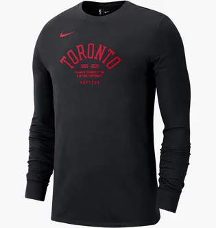 Лонгслив мужской Nike Nba Toronto Raptors Courtside Element Black DJ6556-010
