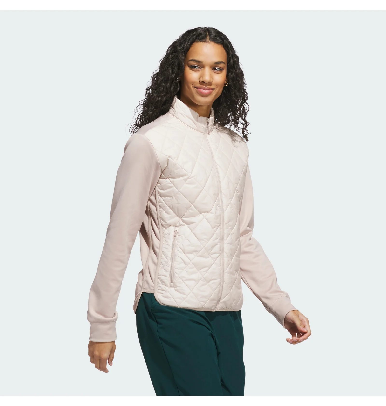 ジャケット・アウター ykmmm ᐉ Куртка женская Adidas Ultimate365 Quilted Full-Zip Beige JP3509