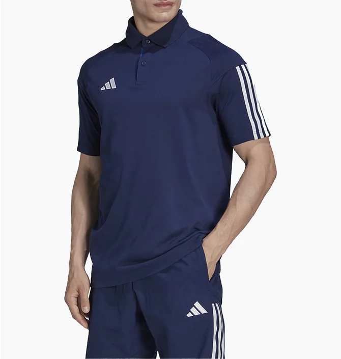 Поло чоловіче Adidas T-Shirt Tiro23 C Co Po Blue HK8052