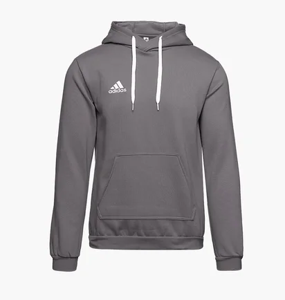 Худи мужское Adidas Entrada 22 Pullover Hoody Grey HB0578