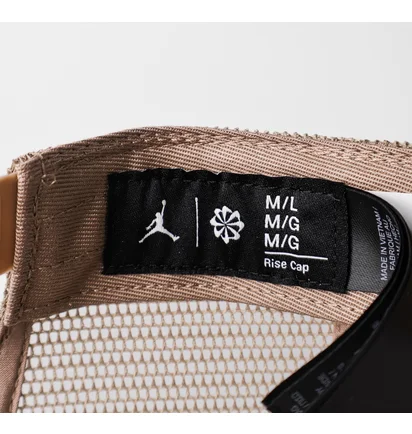 Кепка чоловіча Air Jordan U Rise Cap S Cb Trkr Jm Ptch Beige FZ0774-247