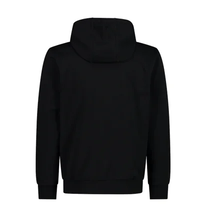 Толстовка мужская CMP Man Jacket Fix Hood Black 31D4317-U901