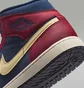 Кросівки чоловічі Air Jordan 1 Mid Se Blue/Bordo IO7449-600