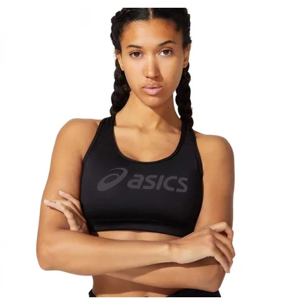 Топ женский Asics Core Asics Logo Bra Black 2012C573-001