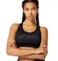 Топ женский Asics Core Asics Logo Bra Black 2012C573-001