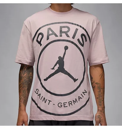 Футболка мужская Air Jordan Psg Ss Logo Pink HV3411-627
