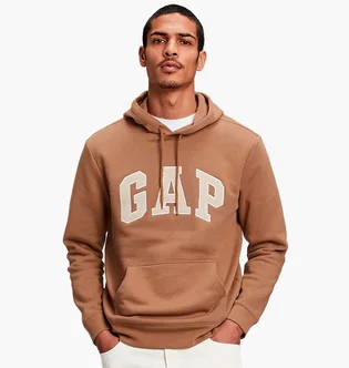 Худи мужское Gap Heritage Logo 265Bzbrn Brown 546844261