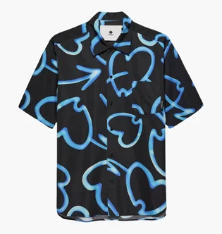 Рубашка мужская New Amsterdam Surf Association Black 2501030001