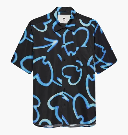 Рубашка мужская New Amsterdam Surf Association Black 2501030001
