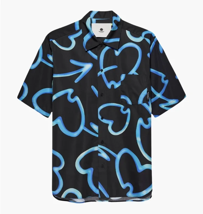 Рубашка мужская New Amsterdam Surf Association Black 2501030001